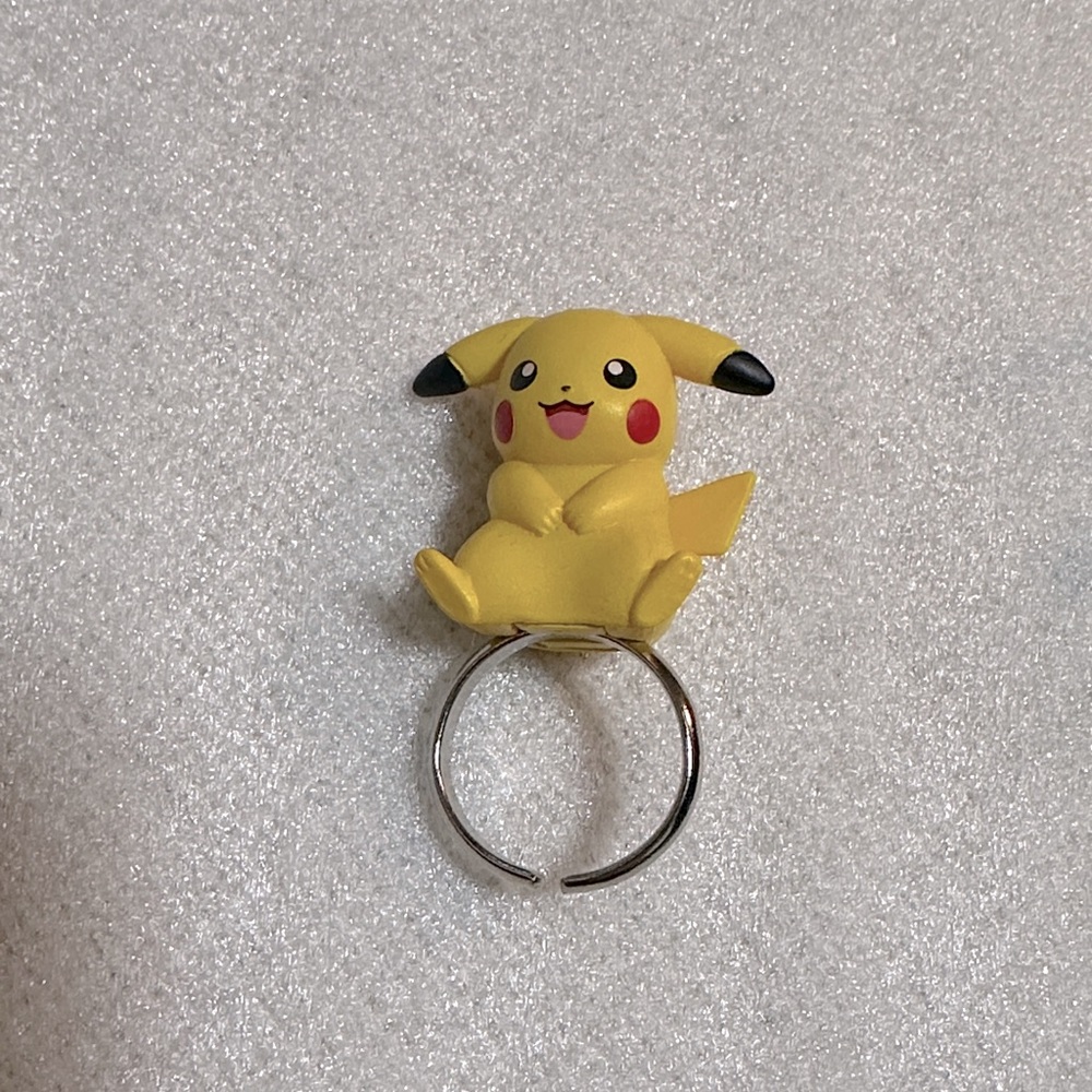Pokemon Picachu adjustable ring